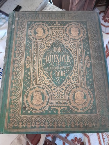 Antikes don quijote buch - don, um