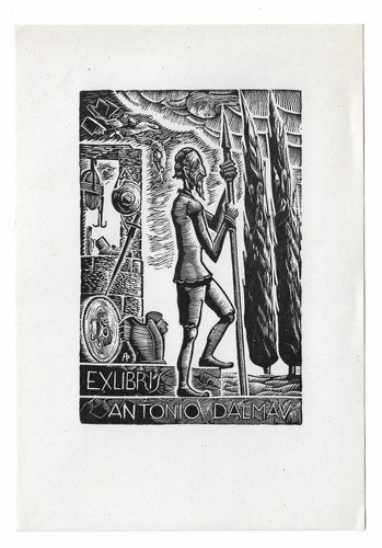 Antoni perpinya exlibris - antoni, für
