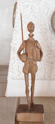 Ouro holzfigur don quixote - holzfigur,