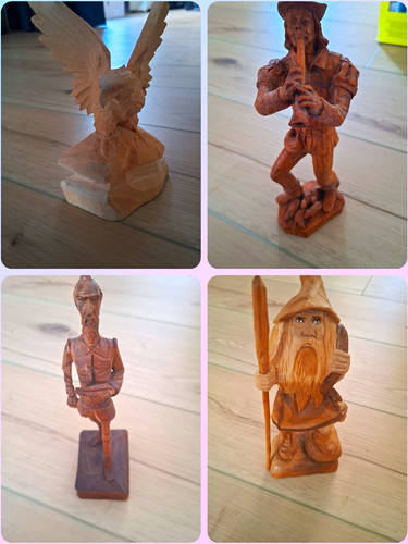 Bundle set holzschnitzfiguren - bundle,